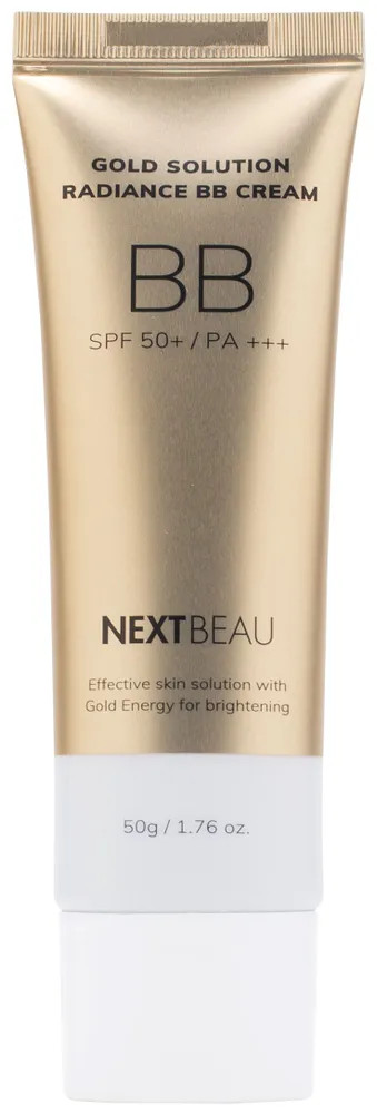 NEXTBEAU BB CREAM GOLD SOLUTION GLOW 01 ББ-крем для лица Золото 02тон 50мл