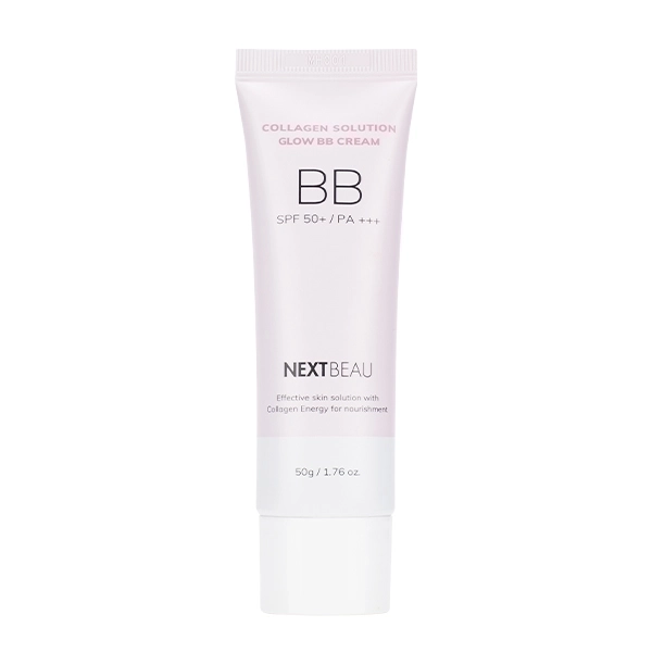 NEXTBEAU BB CREAM COLLAGEN SOLUTION GLOW LIGHT BEIGE ББ-крем для лица Коллаген светлый беж 50 мл