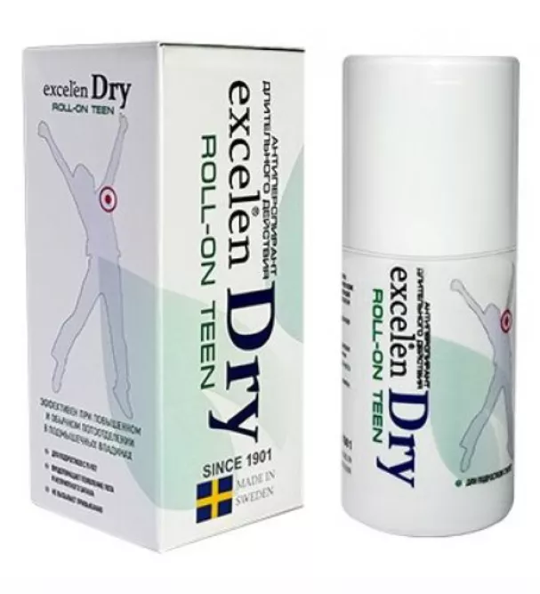 Excelen Dry ROLL-ON Teen 50 мл антиперспирант длительного действия