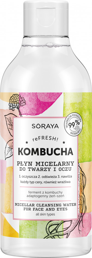 SORAYA Мицеллярная вода KOMBUCHA 400мл