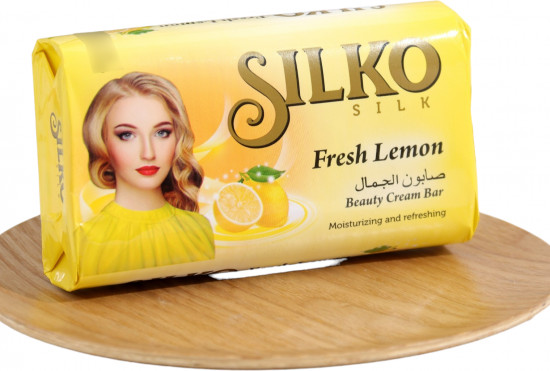 ТУАЛЕТНОЕ МЫЛО "SILKO SILK" СВЕЖИЙ ЛИМОН 140ГР*48