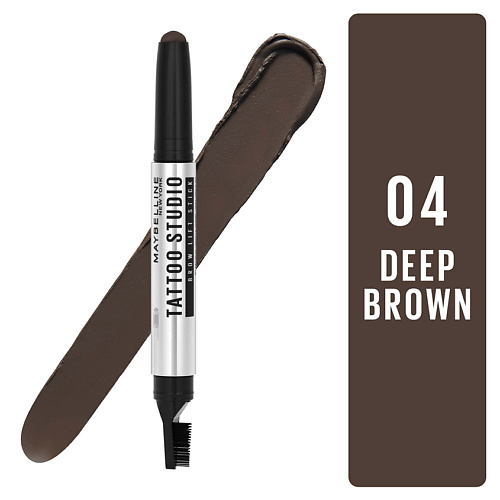 Maybelline Карандаш для бровей Tattoo Brow Lift #04 deep brown
