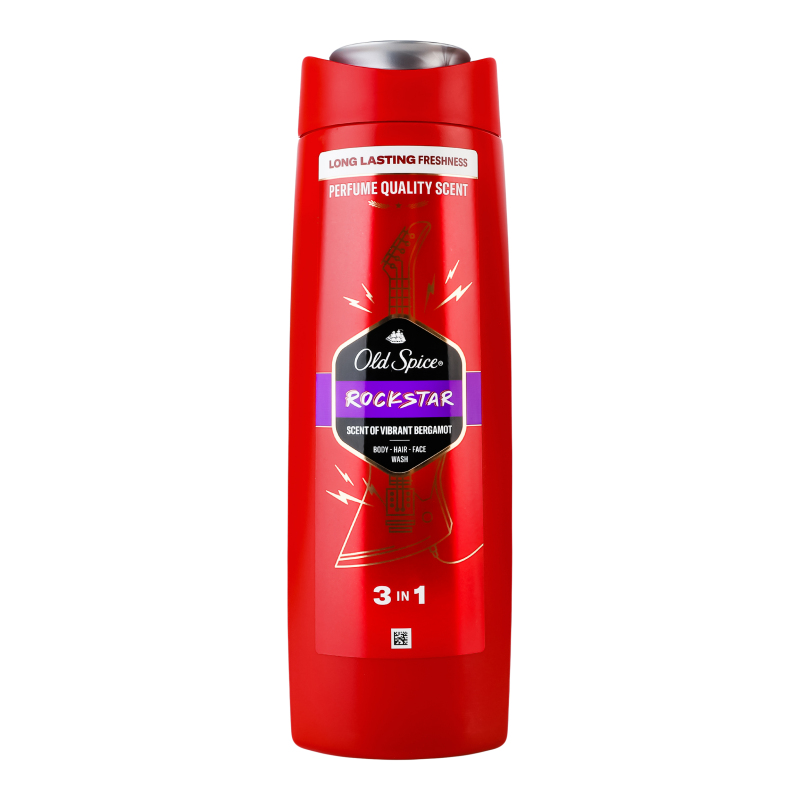 OLD SPICE Гель для душа + шампунь Rockstar 400мл