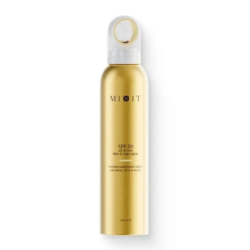 MIXIT Солнцезащитный спрей для лица, тела и волос SPF 50