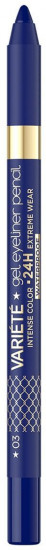 Eveline ГЕЛЕВЫЙ КАРАНДАШ ДЛЯ ГЛАЗ  03-BLUE серии VARIETE GEL EYE LINER