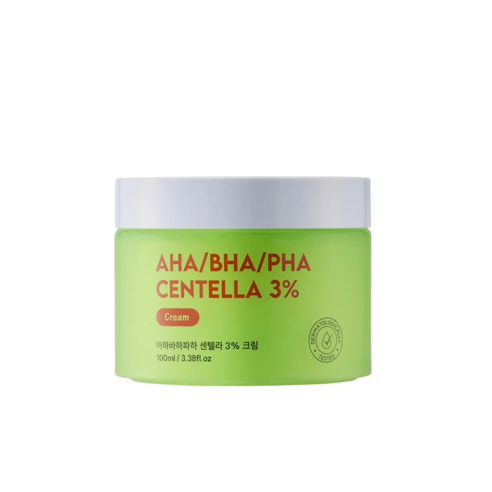 Shincos Lab AHA/BHA/PHA Centella 3% Cream Крем для лица Кислоты и Центелла 100 мл