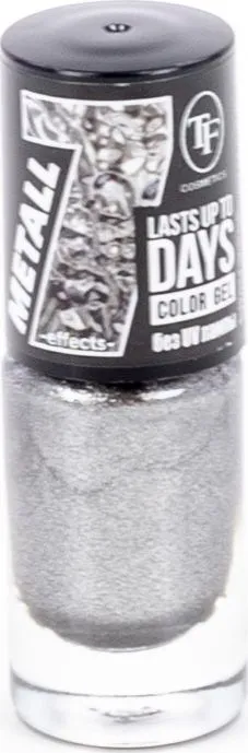 Triumf лак для ногтей "Color Gel METALL" тон 346, 8мл "Sterling silver/Чистое серебро" (4358)