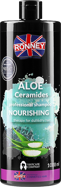 Ronney Professional Shampoo Увлажняющий шампунь для тусклых и сухих волос АЛОЕ 1000 мл PCH (999110)