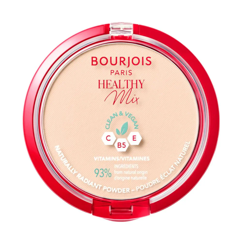 Bourjois Пудра д/лица пресованная Healthy Mix Pressed Powder #01 Ivory, 11г