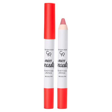 Golden Rose карандаш-помада MISS BEAUTY VELVETY KISS LIPSTICK  08 COOL PINK