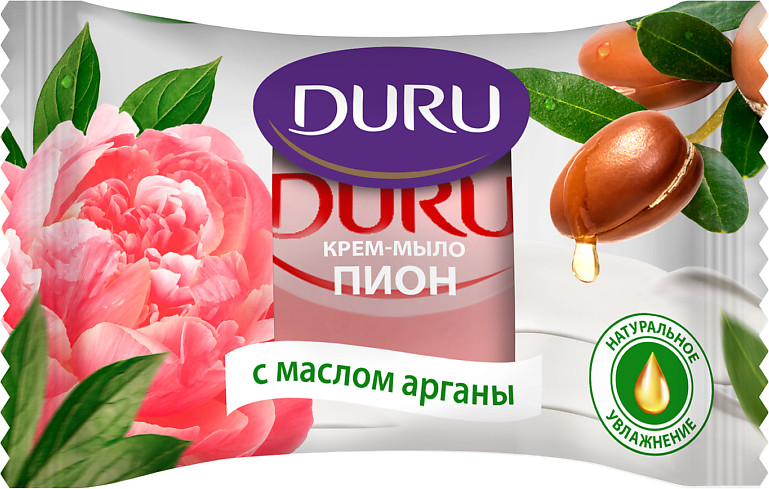 Duru Туалетное крем-мыло Пион с маслом Арганы 80гр. 514863