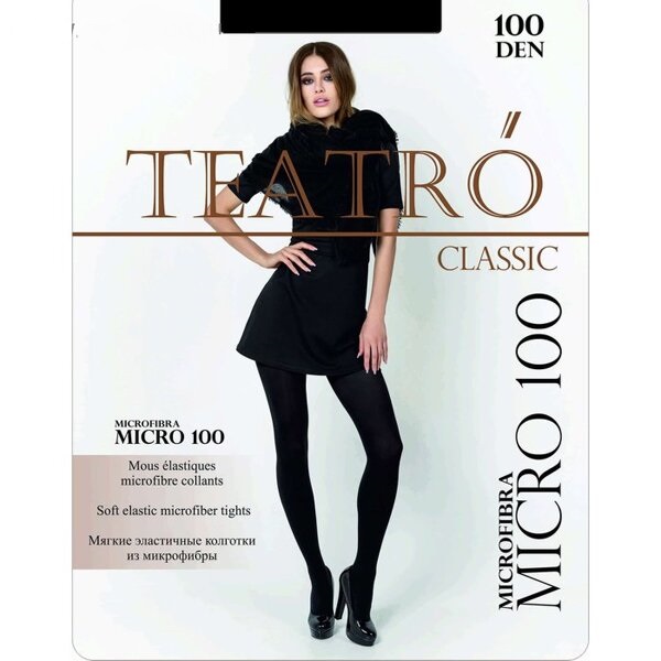 Teatro Micro 100, колготки (nero, 3)