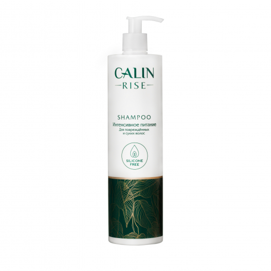 CALIN Rise Шампунь "Интенсивное питание" для поврежденных и сухих волос 0,5л.