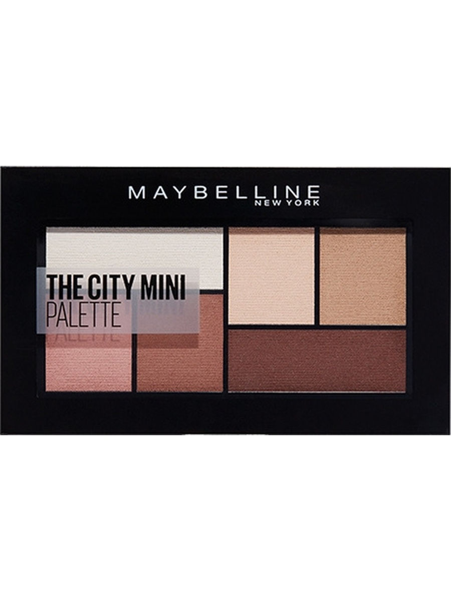 Maybelline Палетка теней для глаз The City Mini, оттенок 480, Matte About town, 6 гр