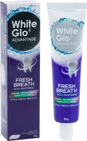White Glo зубная паста 80,0 отбеливающая Свежее дыхание (0922)