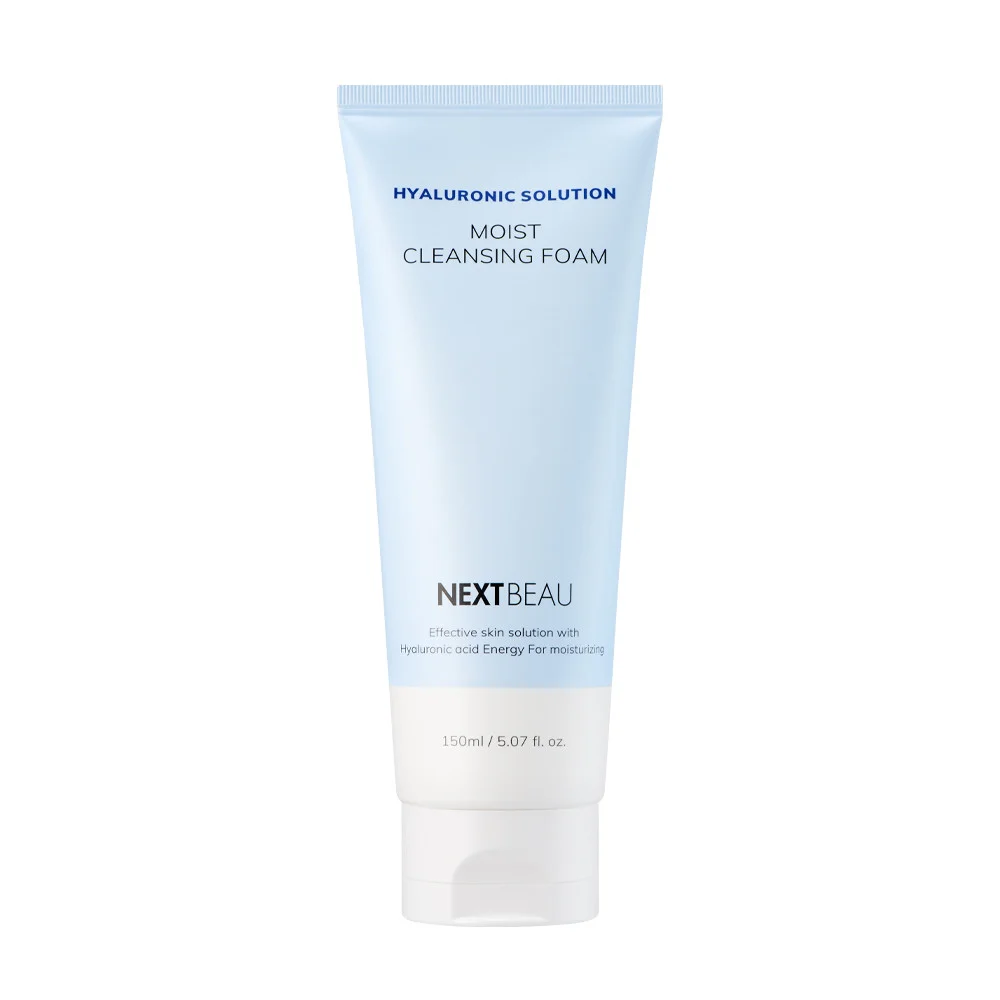 NEXTBEAU HYALURONIC SOLUTION MOIST CLEANSING FOAM Пенка для умывания Гиалурон 150 мл