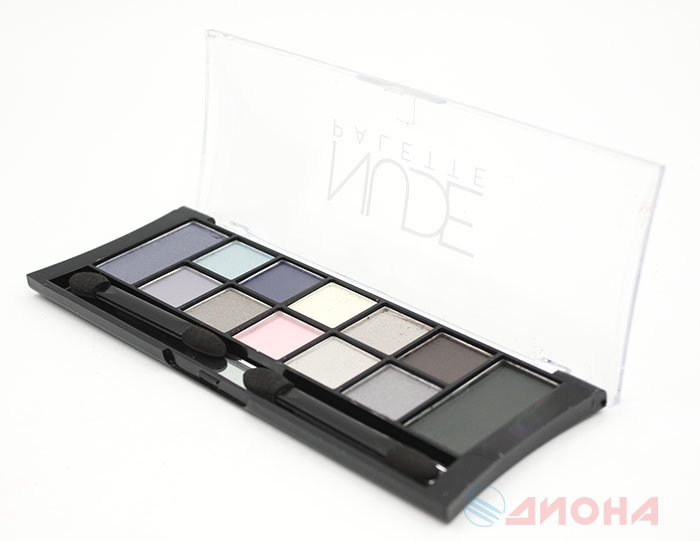 Triumf Тени для век палитра "12 Nude Pallette Eyeshadow" тон03C Smoky Nude