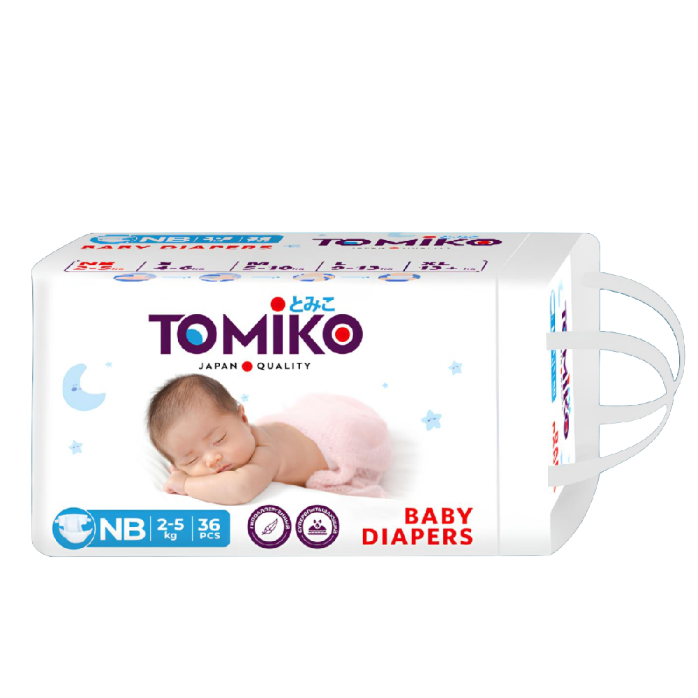Tomiko Подгузники NB 36 (2 -5 кг)