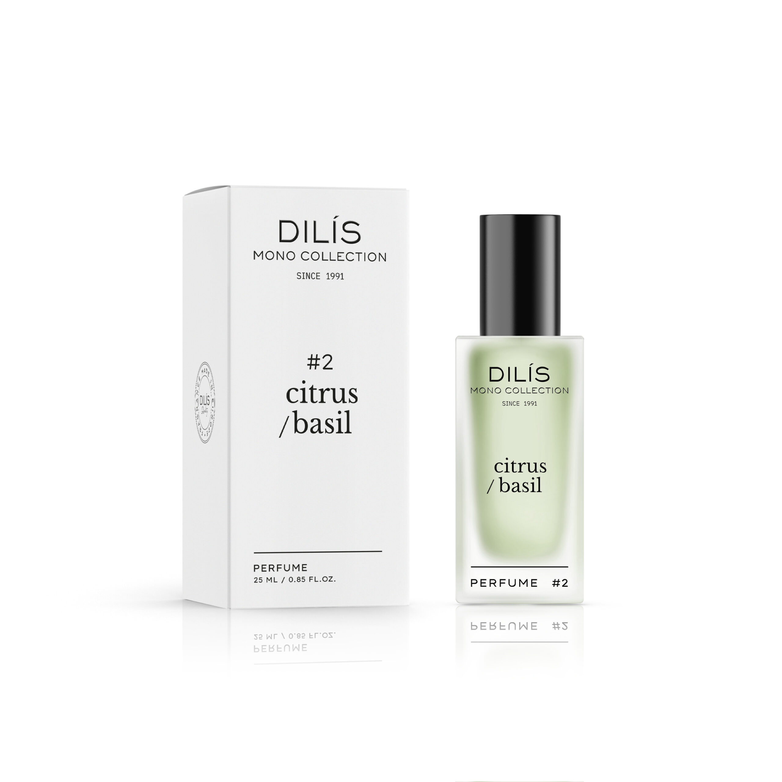 Dilis  Духи для женщин серии «Dilis Mono Collection» «Citrus / Basil» 25мл