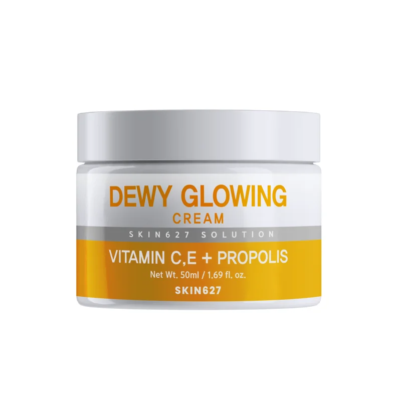 SKIN627 Solution Dewy Glowing Vitamin C,E+Propolis Cream Крем для лица Увлажнение и блеск 50 мл