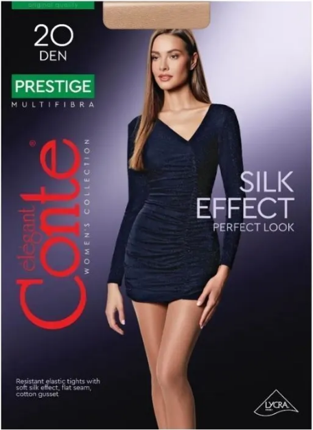 CONTE Колготки жен. PRESTIGE 20 natural 3