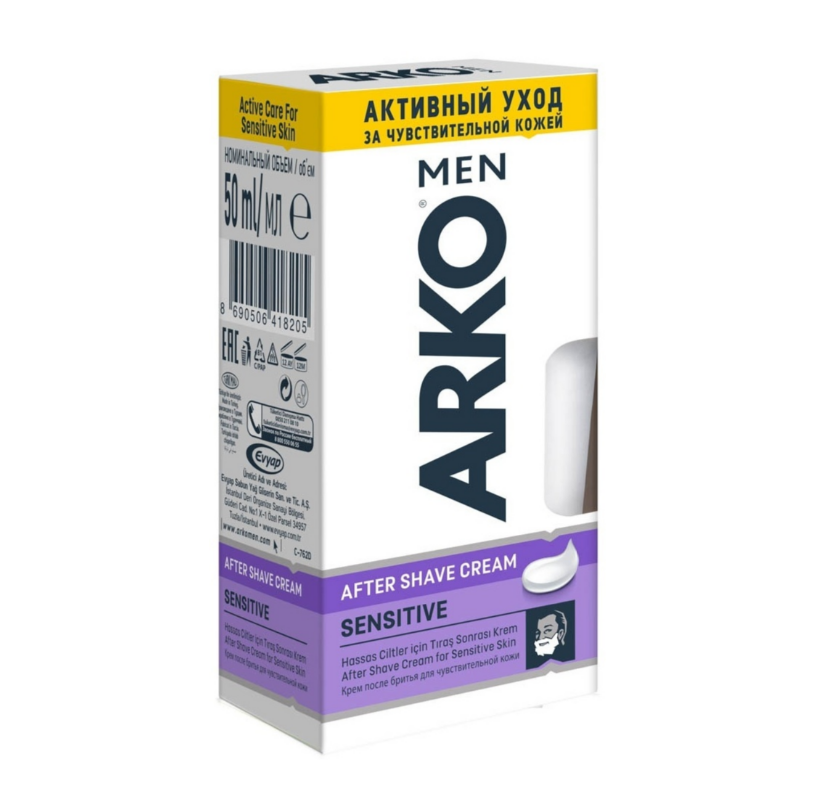 Arko Men Крем после бритья для чувствительной кожи 50мл