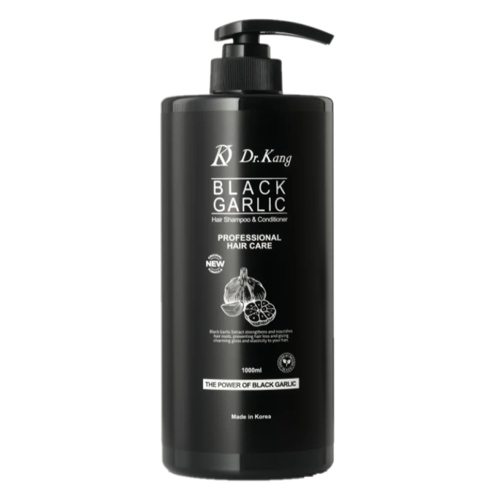 DR. KANG BLACK GARLIC HAIR SHAMPOO & CONDITIONER  Шампунь и Кондиционер 2 в 1 Черный чеснок 1000 мл