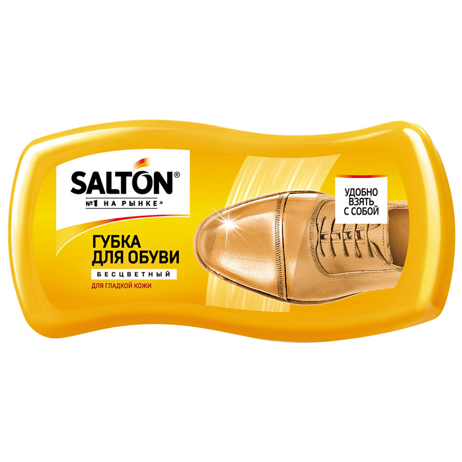 SALTON Губка-мини волна для обуви из гладкой кожи