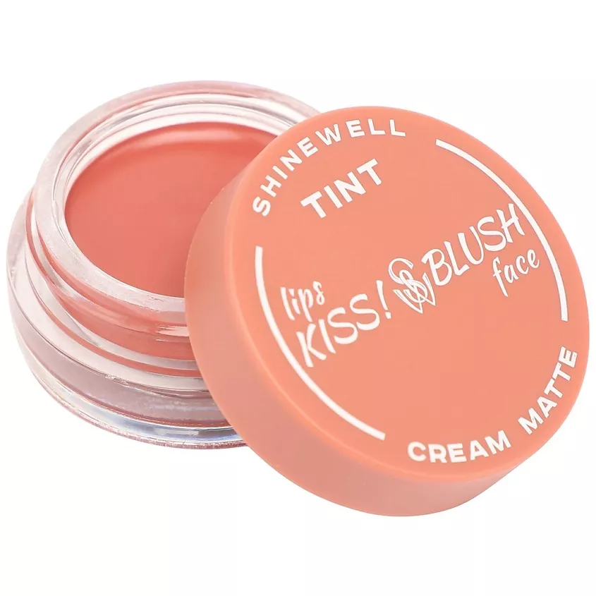 Shinewell Тинт матовый для губ и щек Tint  blush 01