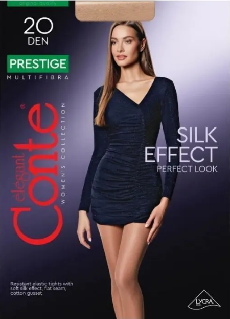 CONTE Колготки жен. PRESTIGE 20 natural 4