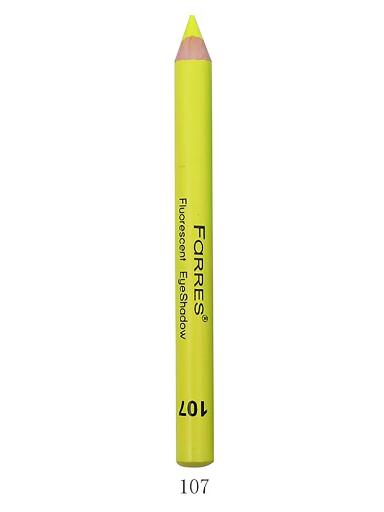 Farres MB019-107 Карандаш для век c неоновым эффектом "Fluorescent EyeShadow" (ярко-желтый) (*6*72*2