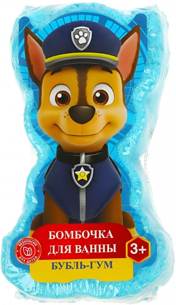 Умка Бомбочка для ванн в форме героя супер щенки, бубль-гум, 120 г