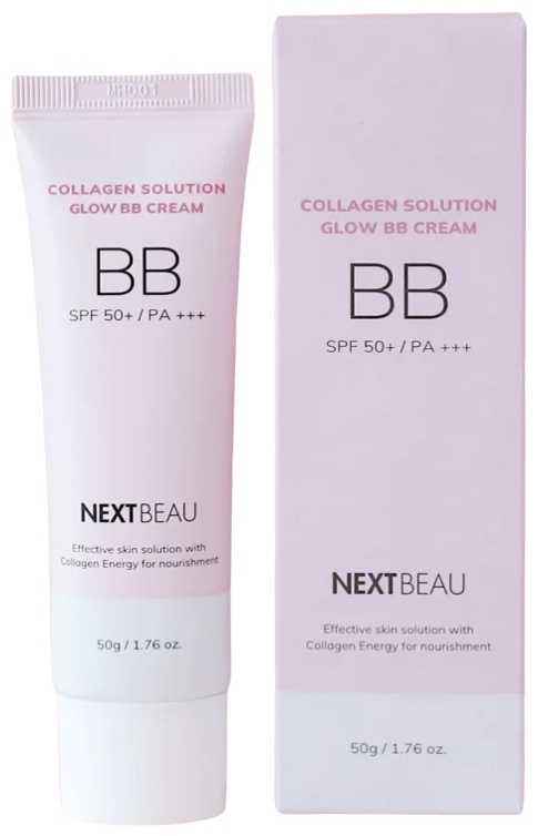 NEXTBEAU BB CREAM COLLAGEN SOLUTION GLOW NATURAL BEIGE ББ-крем для лица