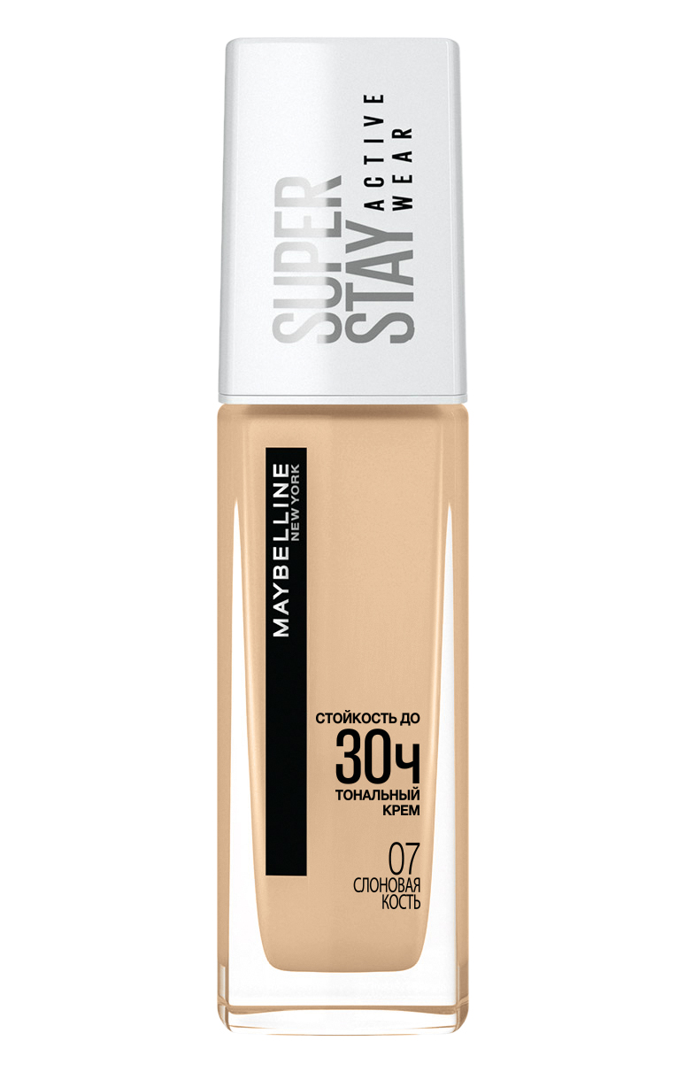 Maybelline Крем тональный Super stay Active Wear 30H #07 classic nude