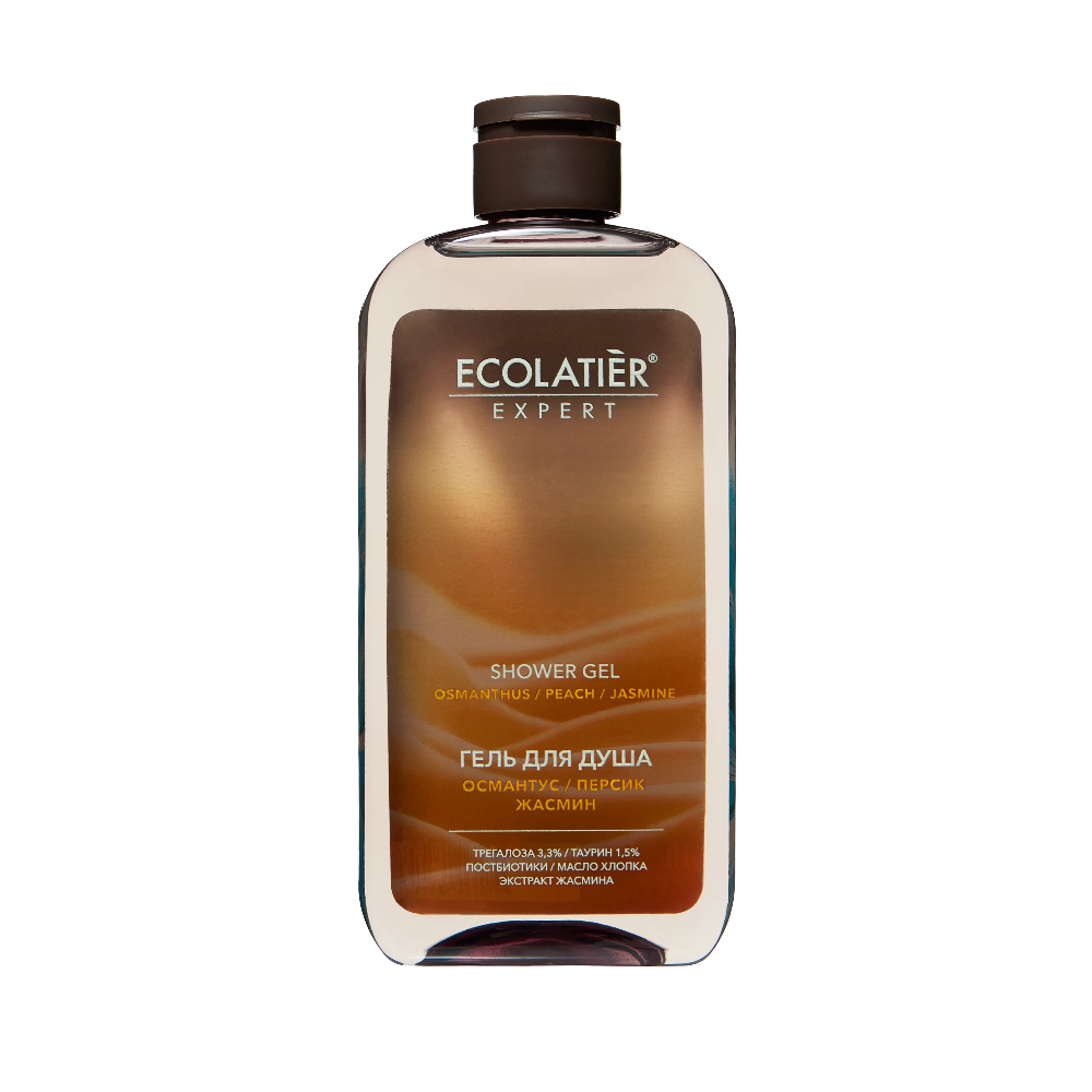 Ecolatier EXP ГЕЛЬ ДЛЯ ДУША "ОСМАНТУС, ПЕРСИК, ЖАСМИН", 400 мл