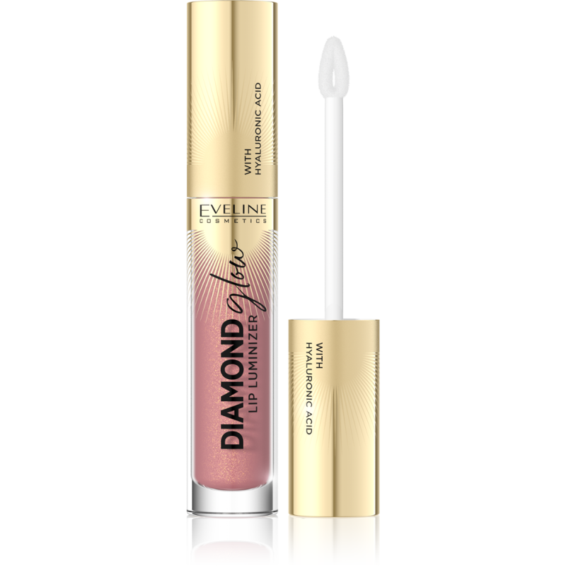 Eveline Блеск для губ с гиалуроновой кислотой  №04 серии DIAMOND GLOW LIP LUMINIZER 4,5мл