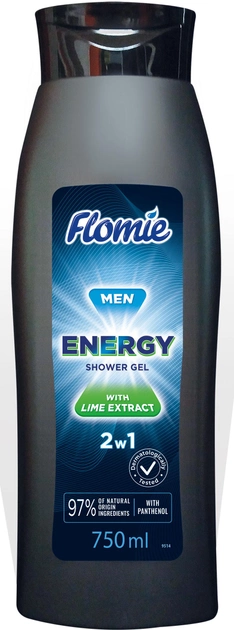 FLOMIE Гель для душа Men Energy 2in1 750ml   