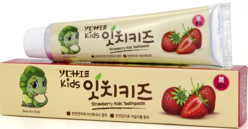 Ychie Strawberry Kids Toothpaste Детская зубная паста со вкусом клубники 75 гр