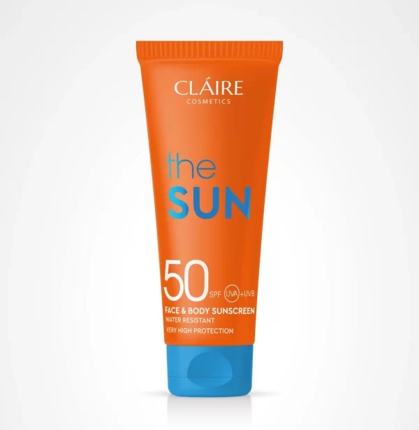 Claire Солнцезащитный крем для лица и тела водостойкий SPF 50 / 200 мл (марка CLAIRE COSMETICS, сери