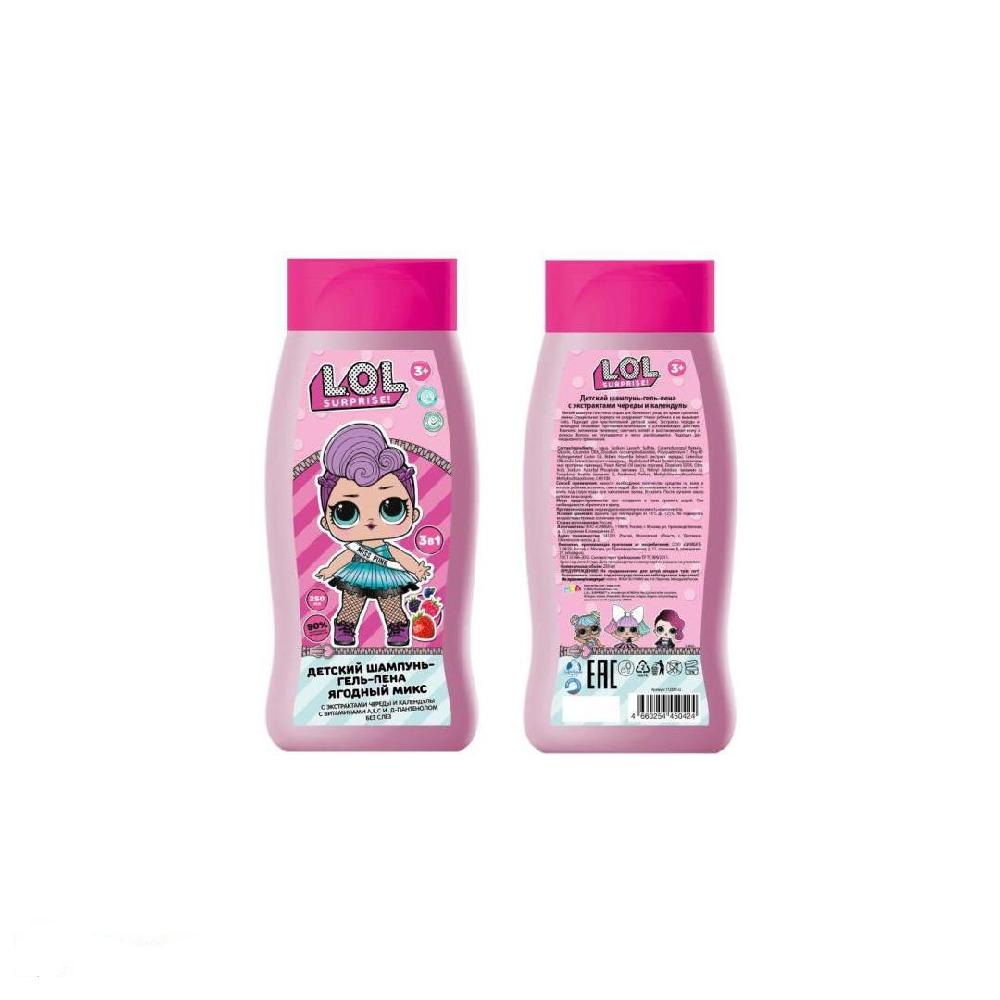 Заботливая мама Детский шампунь-гель-пена для ванн ЛОЛ с экс череды и кален, 250мл, ягод Мик Заботливая мама Детский шампунь-гель-пена для ванн ЛОЛ с экс череды и кален, 250мл, ягод Мик