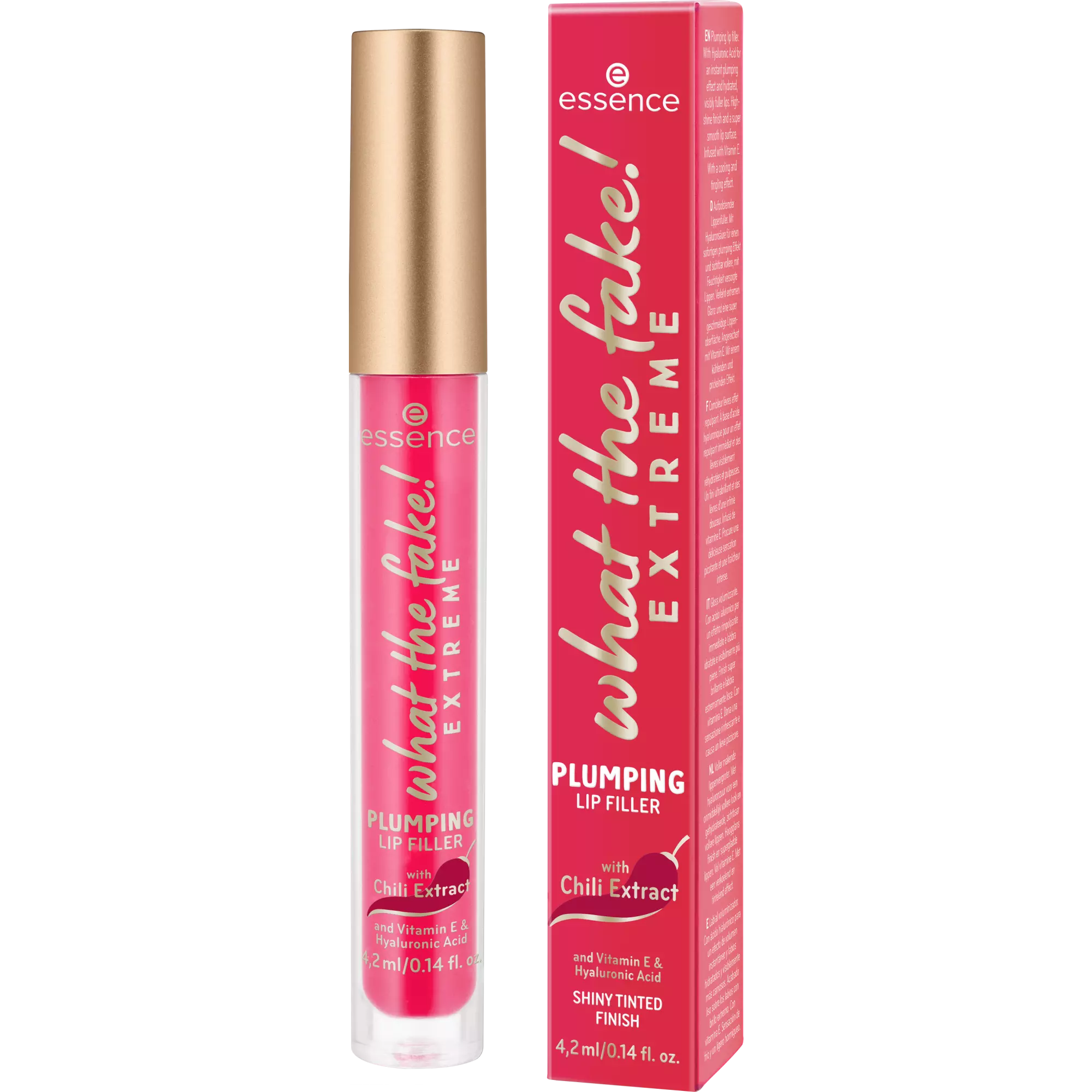 Essence Блеск-плампер для губ what the fake EXTREME