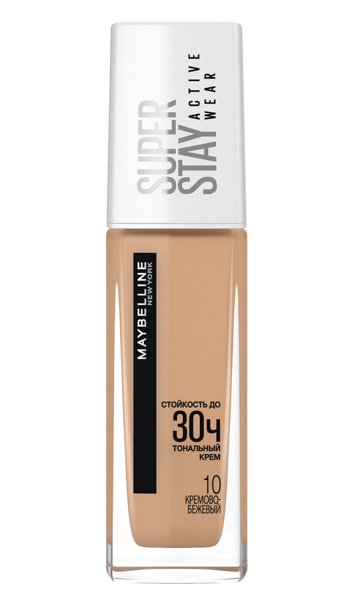 Maybelline Крем тональный Super stay Active Wear 30H #10 ivory