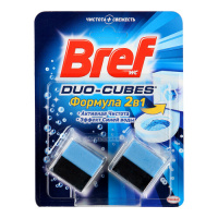 Bref Блок для унитаза дуо-куб 2*50гр