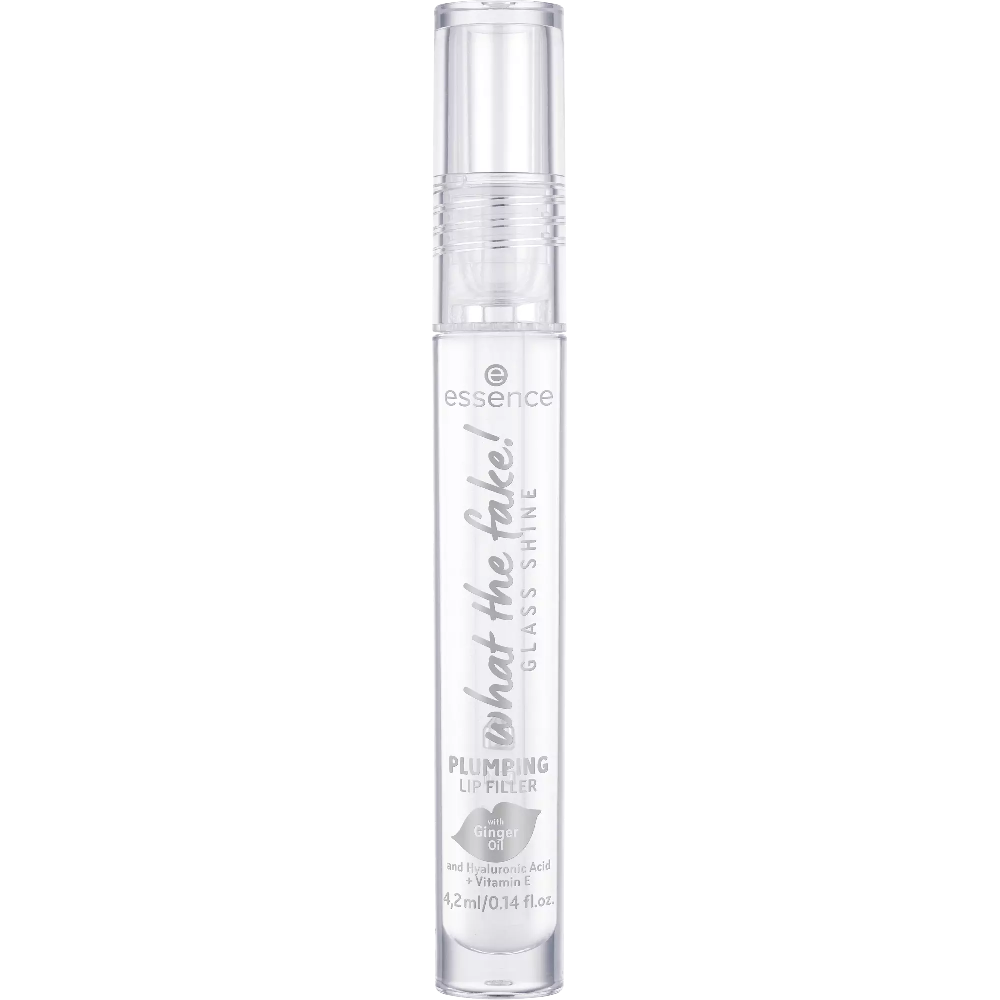 Essence Блеск для губ what the fake! GLASS SHINE PLUMPING LIP FILLER 4,2 ml