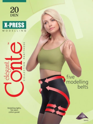 Conte Колготки X-PRESS 20 bronz 5