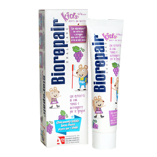 Biorepair Kids uva Биорепейр детская зубная паста 50 мл (виноград)