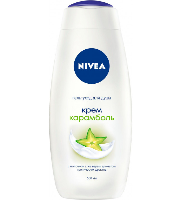Nivea Гель для душа уход Крем карамболь 500мл