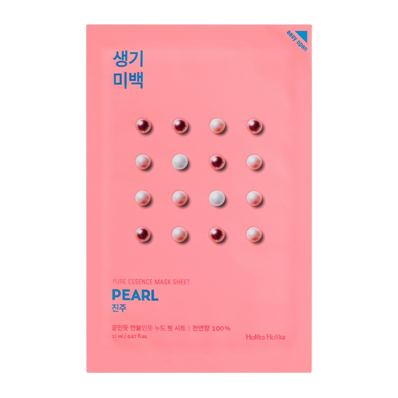 Holika Holika Осветляющая тканевая маска Pure Essence Mask Sheet Pearl, жемчуг