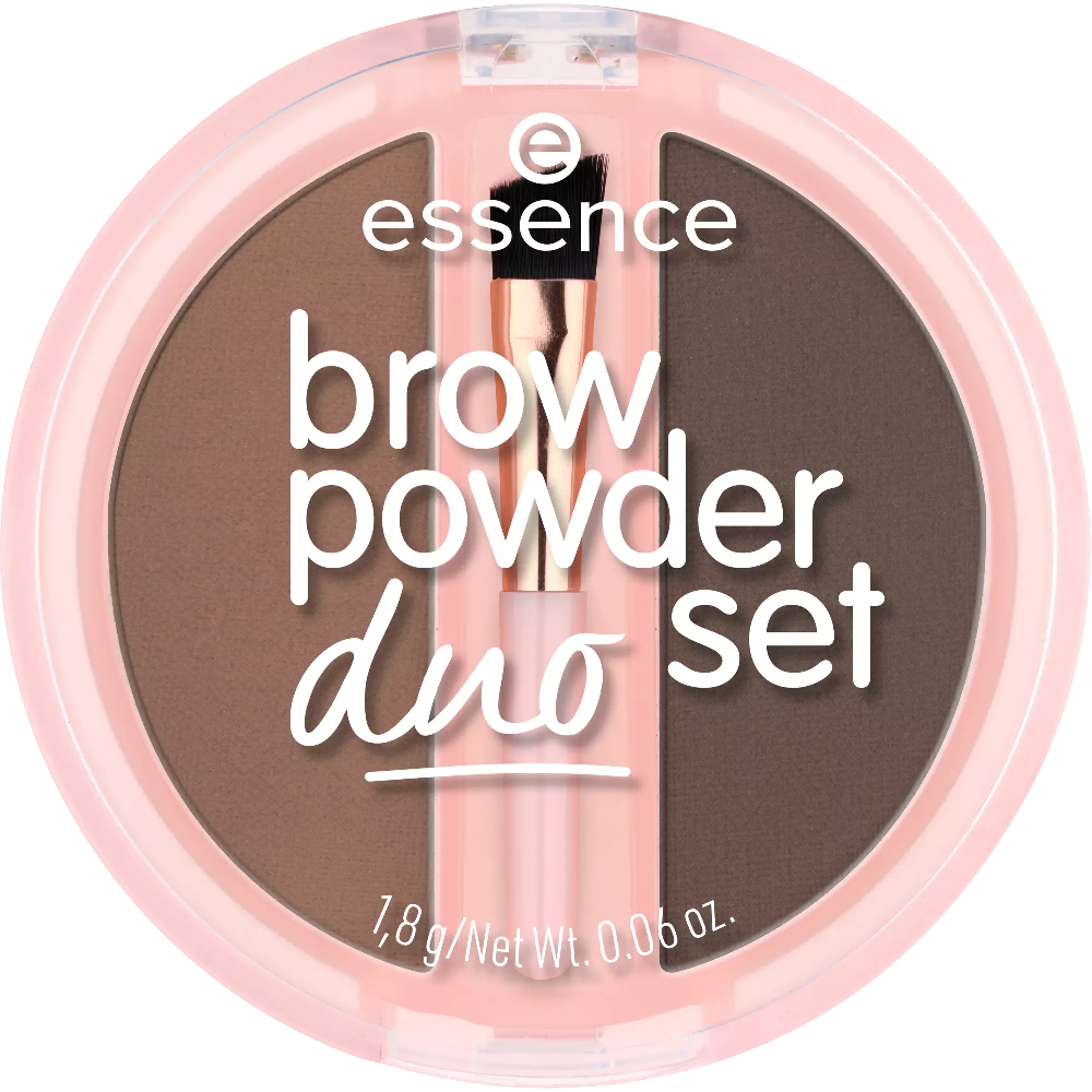 Essence Пудра для бровей brow powder duo set 02 - Medium 1,8g