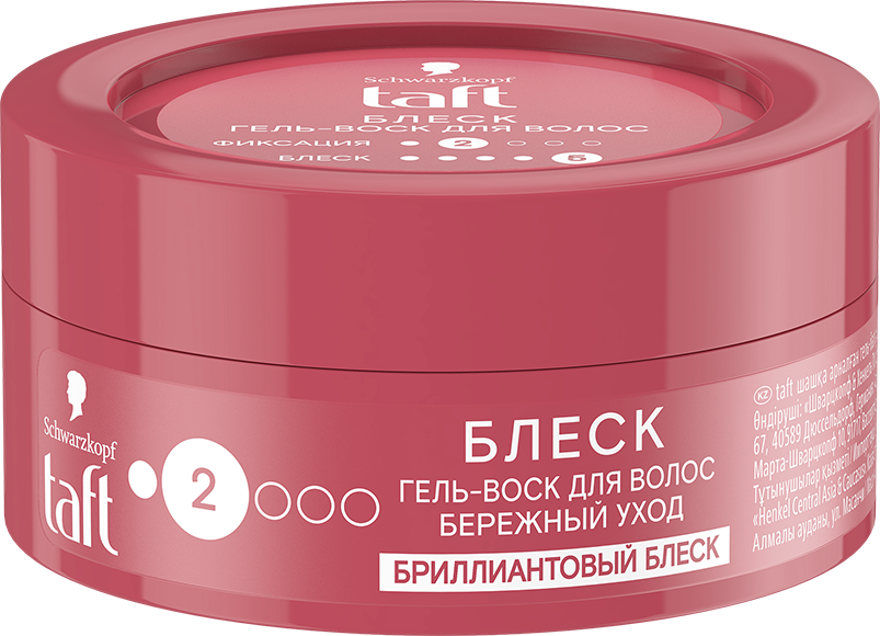 Taft Гель-воск для волос Блеск, 75мл